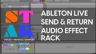 Ableton Live Send & Return Audio Effect Rack