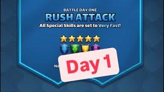 Empires & Puzzles Tourney : 5 ⭐️ Rush Attack  Day - 1