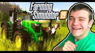 I Played FARMING SIMULATOR 2019 for the FIRST TIME! FARMING SIMULATOR 2019 Ep.1 - Kendall Gray