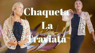 Chaqueta La Traviata  súper elegante 