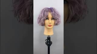 Short French bob  #hairmani #shorts #frenchbob #sexyhair #frenchcarree #purplehair#lavenderhair