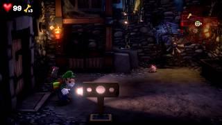 How to the get the Gem in 6F Dungeon, Cage Lift Room Luigi's Mansion 3