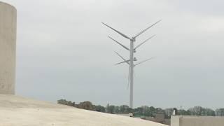 Opbouw van grootste windmolenpark van Nederland gestart in Wieringermeer