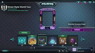 Paladins 7.6 Street Style World Tour Event Pass All Items, All Levels, Free and Paid Path