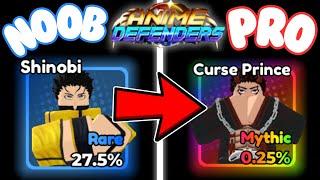 Noob to Pro in Only 8 Minutes... (Anime Defenders)