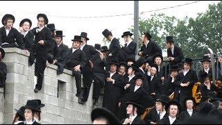 Thousands of Hasidic Jews in Kiryas Joel for Rabbi's Yertzheit