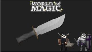 World of Magic: Old dagger vs Minotaur and Exiled