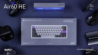 NuPhy Air60 HE Magnetic Switch Gaming Keyboard Unboxing