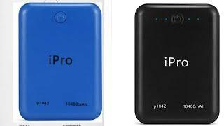 iPro IP1042 10400mAH Power Bank for Tablets and Smartphones - rivew after 3 years of use IPRO India