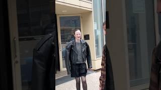 Andrea Riseborough is leather-chic while out to promote ‘Alice & Jack’! #andreariseborough