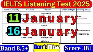 IELTS LISTENING TEST 4 JANUARY 2025 & 11 JANUARY 2025 WITH ANSWERS | IDP #ieltslistening #ieltsexam