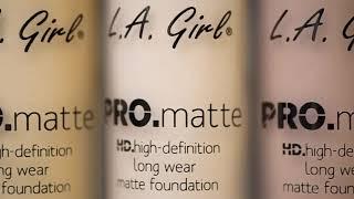 Makeup Tutorial - L.A Girl Pro Matte Foundation