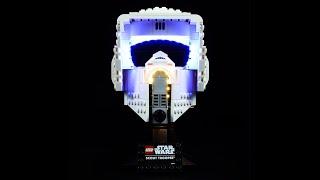 Light Kit for lego 75305 Scout Trooper Helmet | Scout Trooper Helmet LED Light Kit