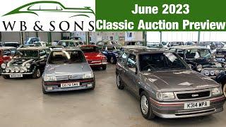 WB & Sons June 2023 Classic Car Auction Preview - Hot Hatch Icons, 60s British, 80s Luxury!