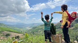 Mother Ly Tieu Hy and her son work hard to earn money to stabilize their lives.