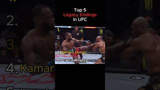 Top 5 Legacy Endings In UFC