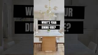 What’s Your Dining Vibe? #aestheticroomdecor #diningtable #dining #cozyhome #interiordesign #home