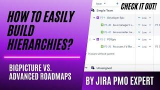 Uncovering the Differences of BigPicture & Advanced Roadmap: Building Hierarchies