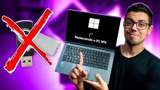 COMO FORMATAR O PC OU NOTEBOOK SEM PENDRIVE? Atualizado!