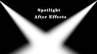 Spotlight Effect - No Plugin - After Effects Tutorial