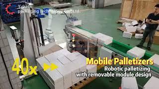 Horizontal Automatic Cartoning Machine and Universal Robots Palletizing For Milk Powder Cans