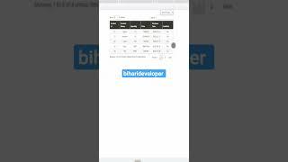 jQuery Datatable Custom Filter | Daterange filter #datatable #biharideveloper #viral