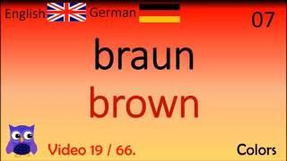 19 Duowords Colors (Farben) Deutsch - Englisch Wörter (farben in englisch und in deutsch)