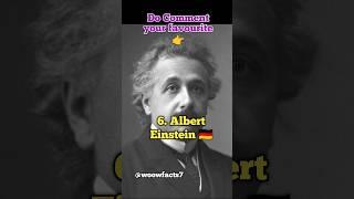 Top 10 Greatest Physicists of all time   | Woow Facts #top10factsshorts #shorts #top10