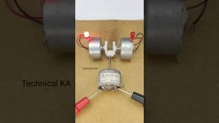 Usable Energy Generate • Dc Motor Project | #dcmotor #tech  #youtubeshorts