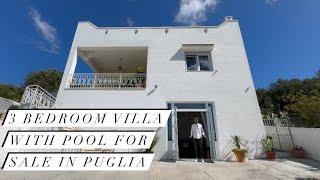 Villa will pool for sale in Puglia, 10 minutes from Ostuni