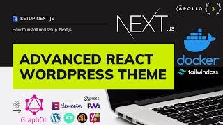 #3 Setup Nextjs from scratch | next js wordpress graphql | next js wordpress theme