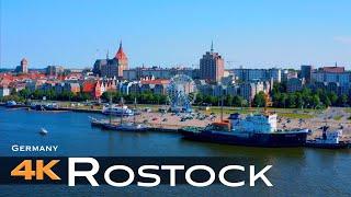 ROSTOCK 2024  Drone Aerial 4K | Mecklenburg Vorpommern Germany Deutschland