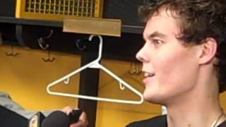 Inside Hockey- Tuukka Rask Bruins Scrimmage Interview 1/15/13