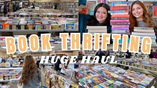 MASSIVE annual book sale  thousands of used books + huge haul