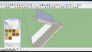 Como hacer una escalera rápidamente (Sketchup)