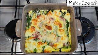 ASPARAGI al FORNO con PROSCIUTTO e PROVOLA