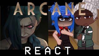 Parallel Arcane Universe Reacts To The Original One | Part 1 | Gacha Club | Arcane | BuckeryYes