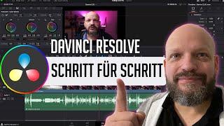 Davinci Resolve 17 Grundkurs für Beginner auf Deutsch Schritt für Schritt Tutorial Anleitung