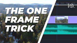 Editing to the Beat - the One Frame Trick