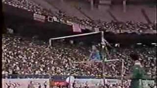 Kim Gwang Suk - 1991 Worlds EF - Uneven Bars
