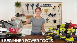 Top 5 Beginner Power Tools for DIY