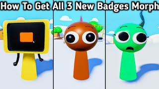 How To Get All 3 NEW BADGES + MORPHS In 3D Sprunki Rp And Animations | Roblox Tutorial