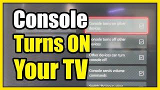 How to Turn ON TV With Xbox Series X HDMI-CEC Setting (Fast Tutorial)