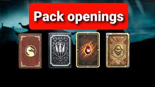 MK mobile. Multiple pack opening compilation + Faction War rewards. Part 1.