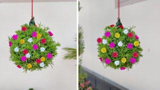 How to make a hanging ball | Hanging plant ideas