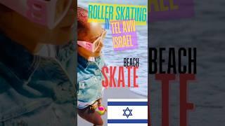 Skating my way to Tel Aviv’s Israel dreamy coastline! ️ #rollerskating #shorts #israel #telaviv