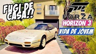 FORZA HORIZON 3 VIDA DE JOVEM - FUGI DE CASA E FUI ATRÁS DE UM CARRO #6 2021