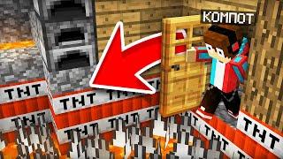 Я БОЛЬШЕ НЕ МОГУ ВЫЙТИ ИЗ СВОЕГО ДОМА В МАЙНКРАФТ | Компот Minecraft