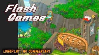 Castaway (Flash Game) - Longplay | Walkthrough | No Commentary