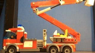 Lego совметимый Kazi, FIRE FIGHT Пожарный подъемник кран 8053